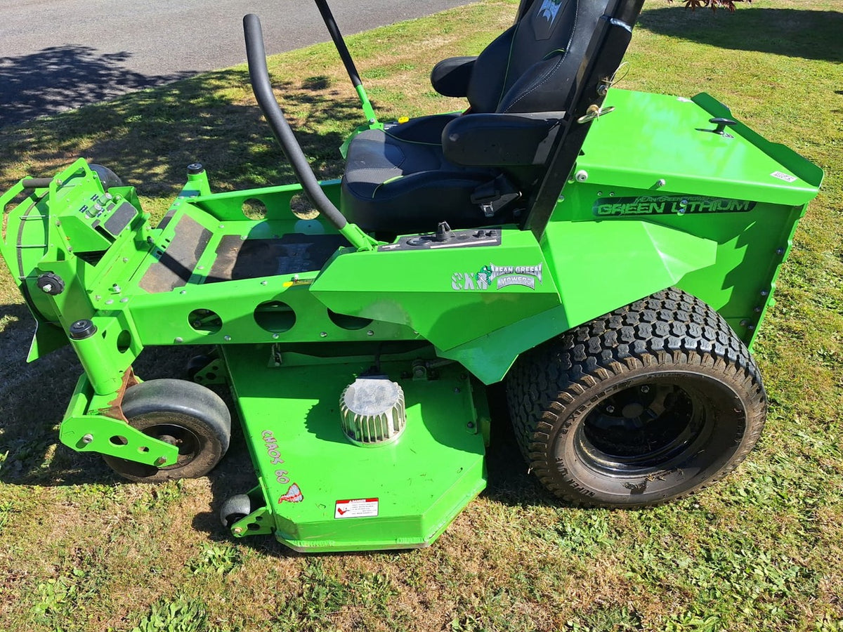 SOLD! SECOND HAND: Mean Green Electric Mowers CXR 60 Year 2018 Model